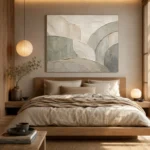 Sage Architectural Curves Quiet Focus Wall Art Canvas Print - Image 8
