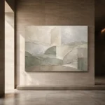 Weathered Geometry Quiet Focus Wall Art Canvas Print - Image 5