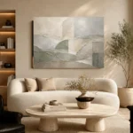Weathered Geometry Quiet Focus Wall Art Canvas Print - Image 6