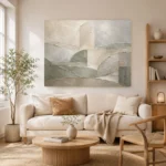 Weathered Geometry Quiet Focus Wall Art Canvas Print - Image 7