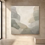 Pearl Stone Harmony Quiet Focus Wall Art Canvas Print - Image 3