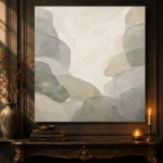 Pearl Stone Harmony Quiet Focus Wall Art Canvas Print - Image 4