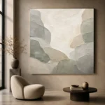 Pearl Stone Harmony Quiet Focus Wall Art Canvas Print - Image 6