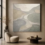 Sage River Ripple Quiet Focus Wall Art Canvas Print - Image 6