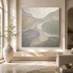 Sage River Ripple Quiet Focus Wall Art Canvas Print - Image 8