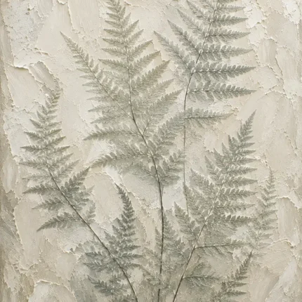 Silver Sage Fern Wall Art Canvas Print