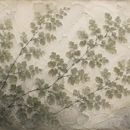 Branching Maidenhair Fern Wall Art Canvas Print