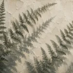 Diagonal Woodland Fern Wall Art Canvas Print
