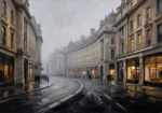 Regent Street London Cityscape Wall Art Canvas Print