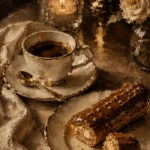 Chocolate Eclair Coffee & Dessert Wall Art Canvas Print