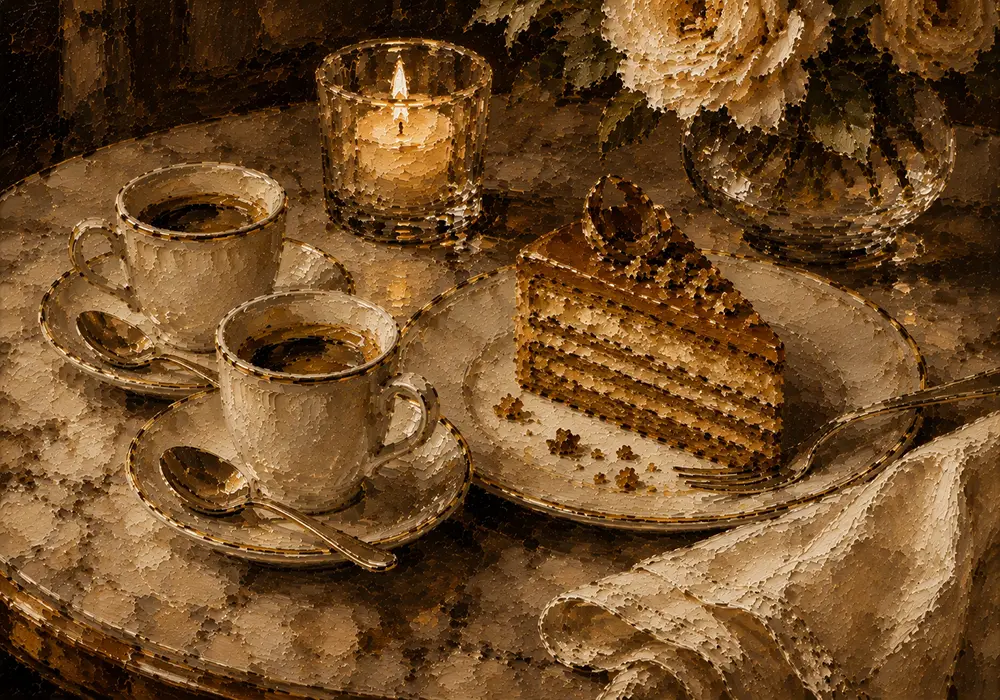 Layer Cake Coffee & Dessert Wall Art Canvas Print