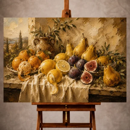 Fruit Still Life Wall Art wall art print for elegant interiors