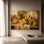 Tuscan Citrus and Fig Fruit Still Life Wall Art Canvas Print - Image 11