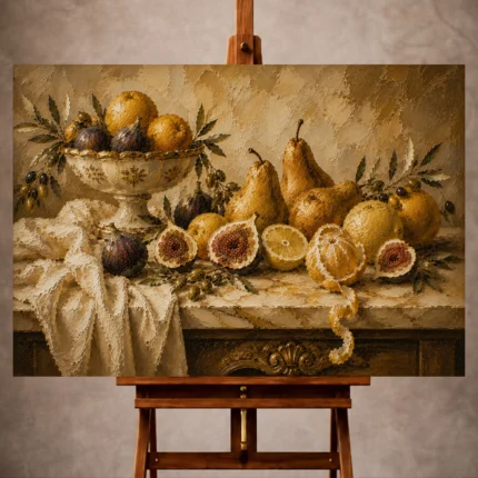 Fruit Still Life Wall Art wall art print for elegant interiors