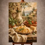 Italian Dining Wall Art wall art print for elegant interiors