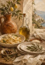 Lemon Grove Pasta Italian Dining Wall Art Canvas Print