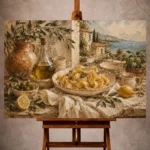 Italian Dining Wall Art wall art print for elegant interiors