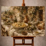 Italian Dining Wall Art wall art print for elegant interiors