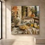 Italian Dining Wall Art wall art print for elegant interiors