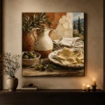 Olive Branch Pasta Sheets Italian Dining Wall Art Canvas Print - Image 7