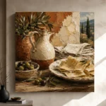 Olive Branch Pasta Sheets Italian Dining Wall Art Canvas Print - Image 10