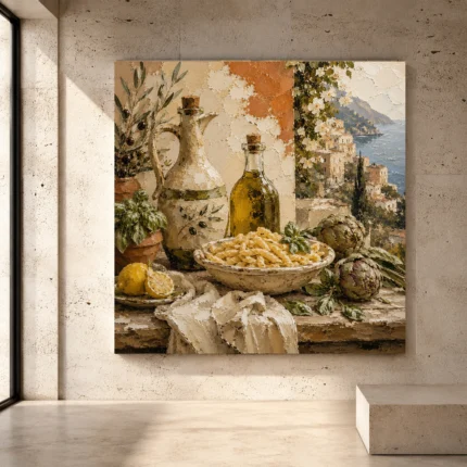 Italian Dining Wall Art wall art print for elegant interiors
