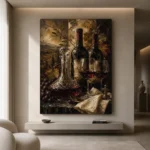 Crystal Decanter Wine Wall Art Canvas Print - Image 4