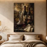 Crystal Decanter Wine Wall Art Canvas Print - Image 8