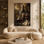 Crystal Decanter Wine Wall Art Canvas Print - Image 9