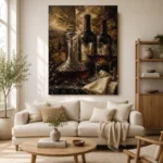 Crystal Decanter Wine Wall Art Canvas Print - Image 10