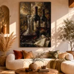 Crystal Decanter Wine Wall Art Canvas Print - Image 11