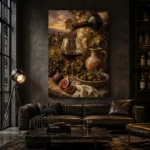 Pouring Red Wine Wine Wall Art Canvas Print - Image 5