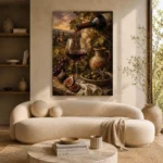 Pouring Red Wine Wine Wall Art Canvas Print - Image 9