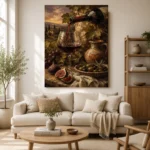 Pouring Red Wine Wine Wall Art Canvas Print - Image 10