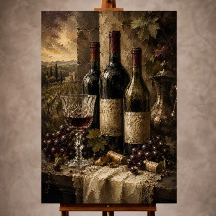 Wine Wall Art wall art print for elegant interiors
