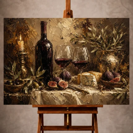 Wine Wall Art wall art print for elegant interiors