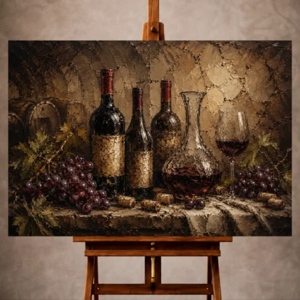 Wine Wall Art wall art print for elegant interiors