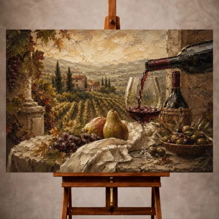 Wine Wall Art wall art print for elegant interiors
