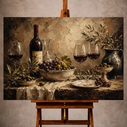 Wine Wall Art wall art print for elegant interiors