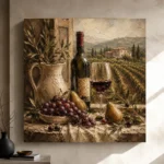 Tuscan Window Wine Wall Art Canvas Print - Image 9