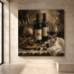 Wine Wall Art wall art print for elegant interiors