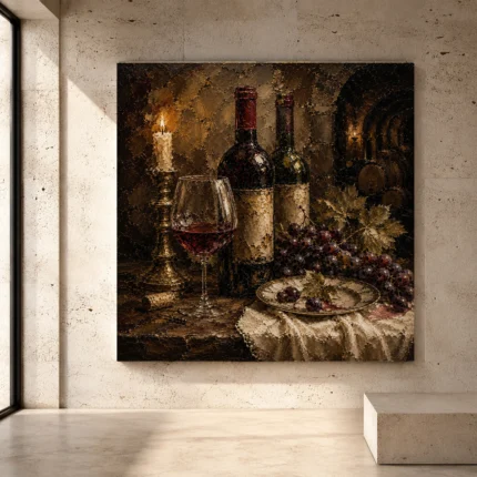 Wine Wall Art wall art print for elegant interiors