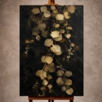 Black & Gold Wall Art wall art print for elegant interiors