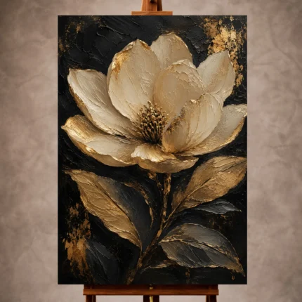 Black & Gold Wall Art wall art print for elegant interiors