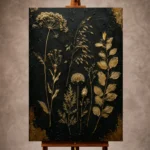 Black & Gold Wall Art wall art print for elegant interiors