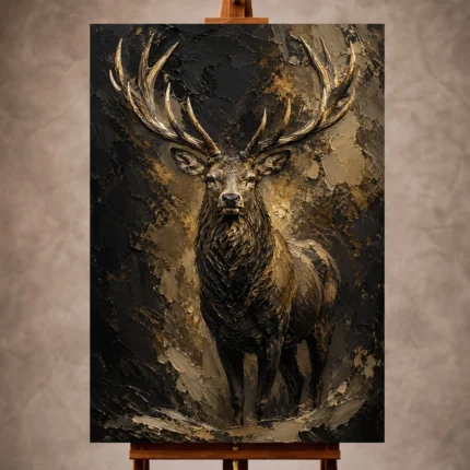 Black & Gold Wall Art wall art print for elegant interiors