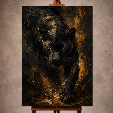 Black & Gold Wall Art wall art print for elegant interiors