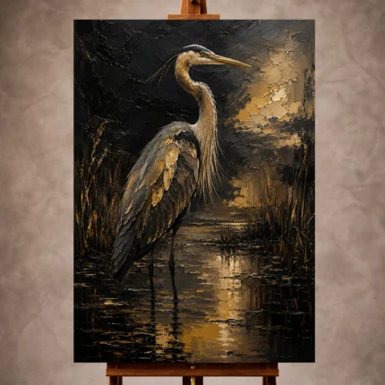Black & Gold Wall Art wall art print for elegant interiors