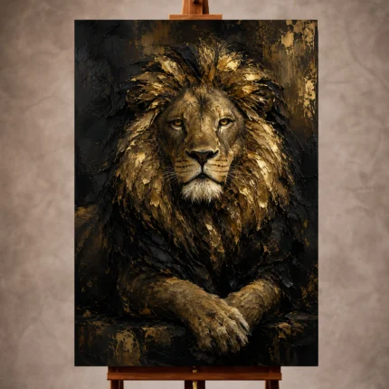Black & Gold Wall Art wall art print for elegant interiors