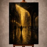 Black & Gold Wall Art wall art print for elegant interiors